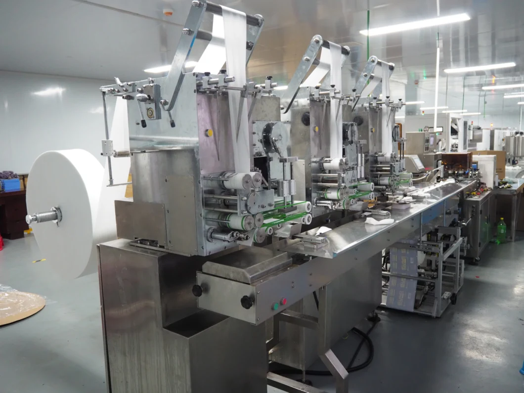 Fabbricazione bagnata e impacchettatrice della strofinata del pezzo singolo automatico pieno di alta efficienza di vendite dirette della fabbrica