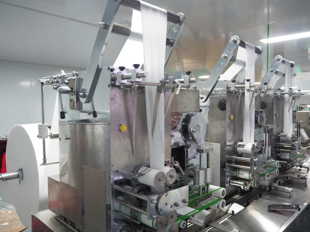 Fabbricazione bagnata e impacchettatrice della strofinata del pezzo singolo automatico pieno di alta efficienza di vendite dirette della fabbrica