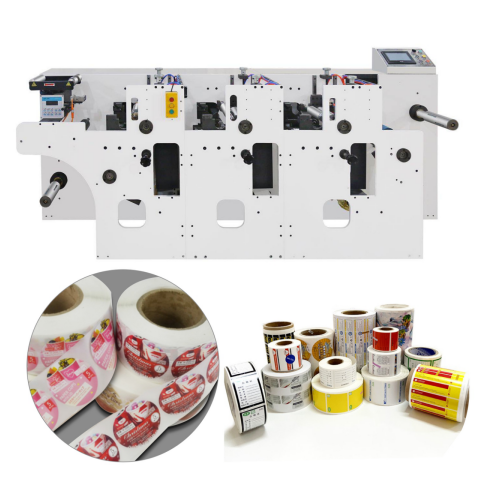 La stampatrice ad alta velocità UV di Flexo 210mm per Rolls di carta 1/6 4 di colori ha sfalsato il riso non tessuto 1 della stampante della carta kraft di flexo
