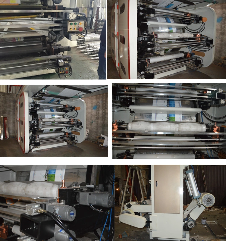 Rotolo stretto multicolore ad alta velocità di web alla stampatrice di Rollflexo per carta, film, sacchetto di plastica, non tessuto