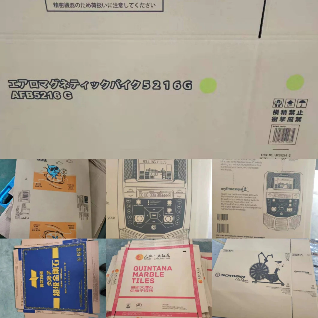 Scatola di carta flessografica di Flexo Flexography di alta qualità di trasferimento di vuoto del bordo di attacco di 5 colori che stampa scanalando la macchina per fabbricare le scatole di cartone tagliante