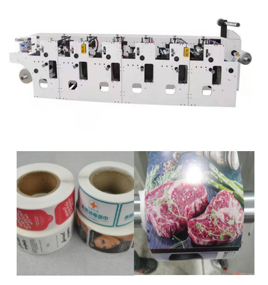 Stampatrice di Flexo per le etichette &amp; la carta Rolls di plastica: HJ 6-520 UV con 1/6 di larghezza di stampa della fabbrica Prices#50-520mm