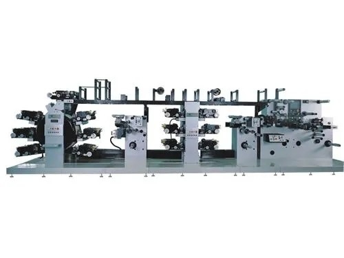 Stampatrice centrale di Flexo del tamburo di colore di economia 6 per il film/tazze/pannolini, stampatrice non tessuta centrale di Flexo del tamburo