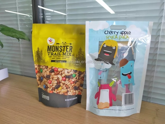 Un sacco di carta di sigillatura di plastica di 4 lati che rende a sacchetto della chiusura lampo della macchina Doypack a chiusura lampo