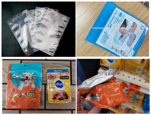 Sacchetto della spesa di carta ad alta velocità che fa macchina con il PE piano della maniglia, sacco di carta dell'alimento dell'HDPE che fa macchina
