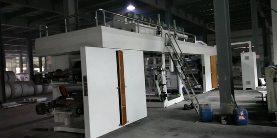 La mini stampatrice dell'etichetta di ci Flexo 15kw 6 colora il tamburo centrale