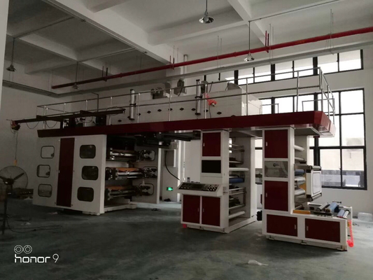 La mini stampatrice dell'etichetta di ci Flexo 15kw 6 colora il tamburo centrale