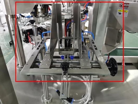 Materiale da otturazione rotatorio dell'azoto di microonda della macchina imballatrice 2000kg di sigillamento del sacco di carta del sacchetto del popcorn