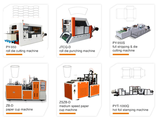 70-100PCS/Min Speed Paper Cup Machine con il certificato del Ce