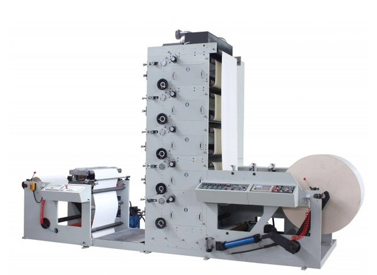Stampatrice 1300mm di Flexo dell'etichetta dell'autoadesivo con la carta del rotolo del certificato 5colors del Ce