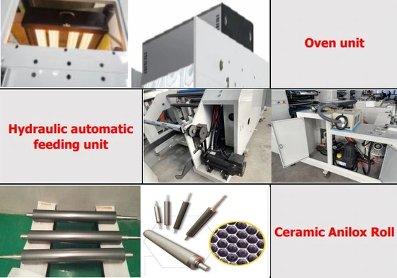 Stampatrice 1300mm di Flexo dell'etichetta dell'autoadesivo con la carta del rotolo del certificato 5colors del Ce