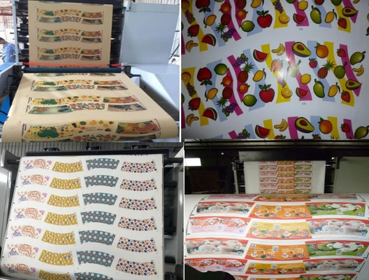 Macchina da stampa flexo per etichette adesive Haijing Carta in rotolo 1 colore 50HZ