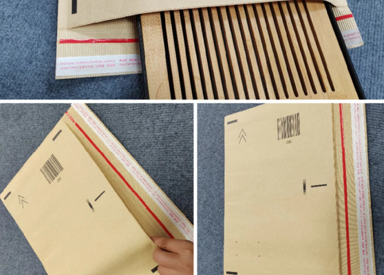Carta per buste a nido d'ape per buste a nido d'ape a doppio strato ondulato