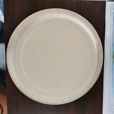 Materiale differente del piatto fondo di carta variopinto differente di forma della macchina del piatto di carta con il film ricoprendo il pe di pla