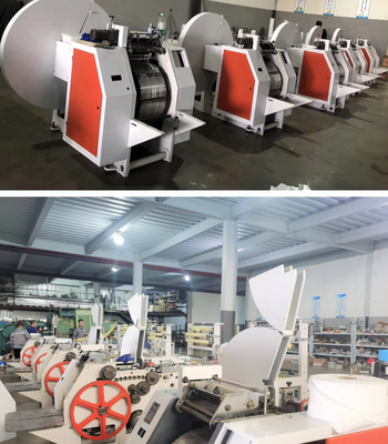 Sistema di controllo PLC Macchina per sacchetti di carta industriali con acqua in inchiostro K Adatta per la produzione continua di sacchetti di carta