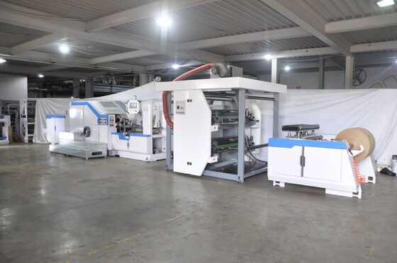 Macchina automatica per la produzione di sacchetti di carta personalizzati, inchiostro a base d'acqua, ideale per imballaggi al dettaglio e sacchetti di carta