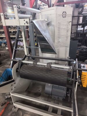 Sistema di controllo con touch screen PLC, estrusore per film in polietilene con testa a matrice da 80-180 mm
