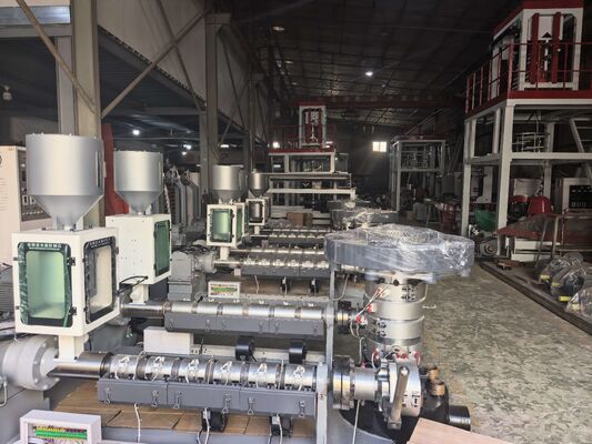 Macchina per la produzione di film soffiato in PE monostrato, prezzo estrattore per film soffiato in HDPE, macchina per estrusione di film per la produzione di film per sacchetti a canotta