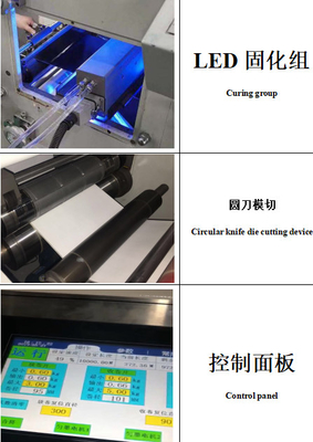 Stampatrice di Flexo per le etichette &amp; la carta Rolls di plastica: HJ 6-520 UV con 1/6 di larghezza di stampa della fabbrica Prices#50-520mm
