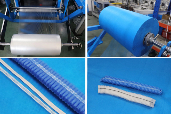 180-210 macchina 380V 220V di Min Bouffant Disposable Cap Making dei pc