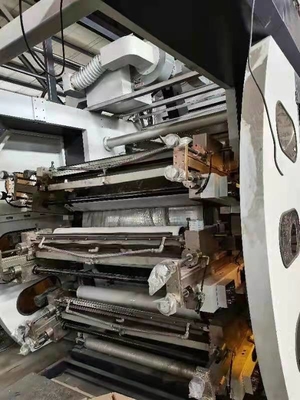 Stampante ad alta velocità di Flexo per carta, film plastico, stampante non tessuta di larghezza di stampa di Fabric# 600-2000mm 8-Color Flexo