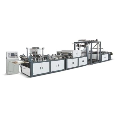 Borsa non tessuta automatica della maglietta che rende i pc Thickness#40-90 della macchina 18-90MM/borsa minima della maglietta che fanno macchina 1200mm 18-90mm