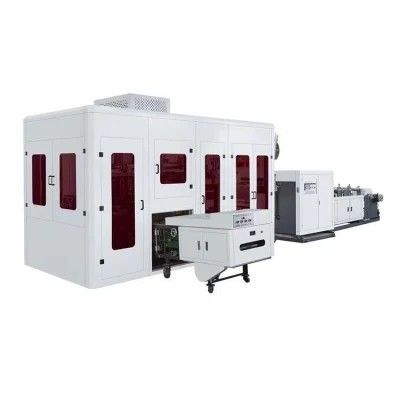 Borsa non tessuta completamente automatica della maniglia che fa la borsa del panno della macchina 380V che fa macchina