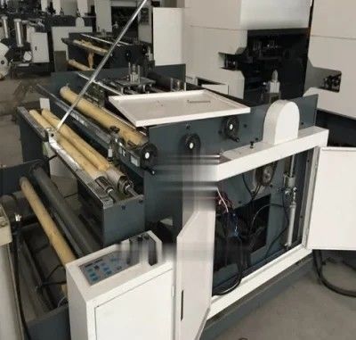 Borsa non tessuta completamente automatica della maniglia che fa la borsa del panno della macchina 380V che fa macchina