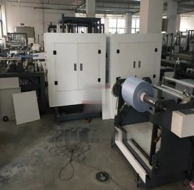 Borsa non tessuta completamente automatica della maniglia che fa la borsa del panno della macchina 380V che fa macchina