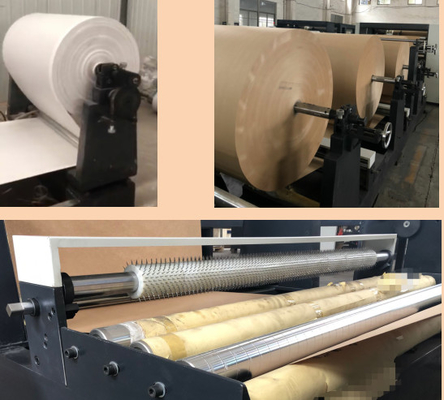 La borsa della carta kraft che fanno la macchina con la lunghezza di 500-1200mm e 70-150mm “m.” piegano la metropolitana di carta di plastica di Width#380V che fa la macchina