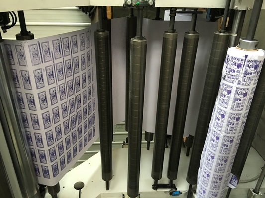 8 tamburo centrale di Flexo di colore di colore di plastica della stampatrice 6