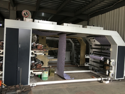 Ci ad alta velocità di Flexo di colore della stampatrice 4000kg 6 per il film