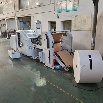 Rotolo di HJ-330L-2L che alimenta a quadrato di doppio strato sacco di carta inferiore che rende a quadrato di strato di Machine#Double carta inferiore Carry Bag