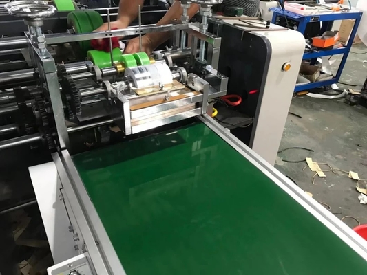 Borsa ad alta velocità di carta kraft che rende a macchina 300 pc/maniglia di carta minima e torta della corda facenti macchina