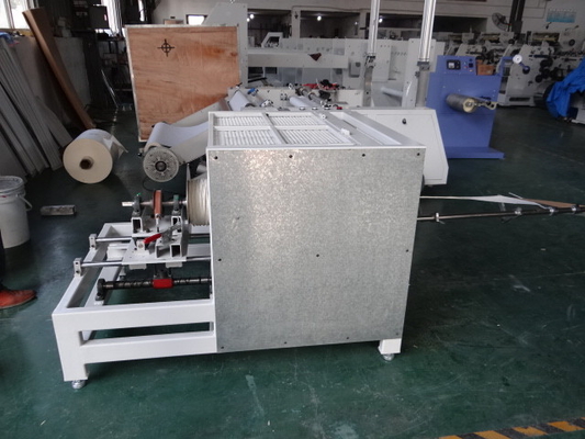 La borsa della carta kraft che fa la macchina per le corde della bobina pesa fino alla macchina 450mm di 20kg#150m/Min Kraft Paper Bag Making