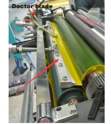 Stampatrice di Flexo per le etichette &amp; la carta Rolls di plastica: HJ 6-520 UV con 1/6 di larghezza di stampa della fabbrica Prices#50-520mm