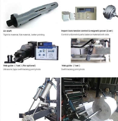 Stampatrice non tessuta di Flexo di quattro colori 10-150m/Min automatico