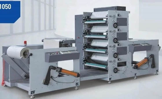 Stampatrice ad alta velocità di Flexo dell'etichetta, rullo di Anilox, essiccatore di IR, stampatrice dell'etichetta di 220V Flexo 380V con vernice UV