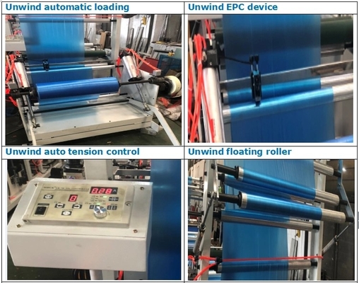 Borsa ad alta velocità dell'HDPE del LDPE che fa macchina con la borsa di immondizia di plastica di Motor#Biodegradable dell'invertitore che fa macchina 380V 220V
