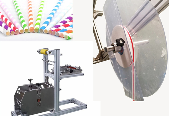 Carta biodegradabile Straw Making Machine Fully Automatic con un acciaio inossidabile di 6 coltelli