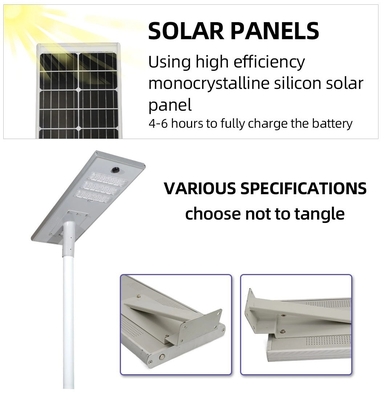 Lle luci solari all'aperto 6V, iluminazione pubblica solare da 400 watt LED del CE LED