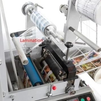 Stampatrice ad alta velocità di Flexo dell'etichetta, rullo di Anilox, essiccatore di IR, stampatrice dell'etichetta di 220V Flexo 380V con vernice UV