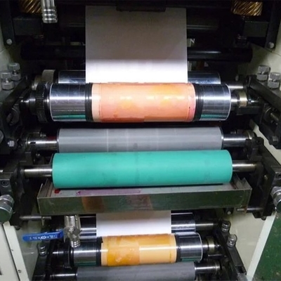 4 larghezza di stampa massima di Flexo Printer#450mm dell'etichetta di accuratezza della stampatrice dell'etichetta di Flexo del rotolo di colore 320mm 80m/Min#±0.1mm