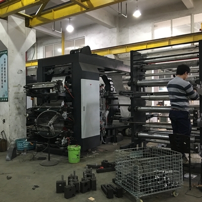 8 tamburo centrale di Flexo di colore di colore di plastica della stampatrice 6