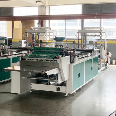 Borsa automatica della chiusura lampo che fa imballaggio del film glassato pe della macchina 12kw