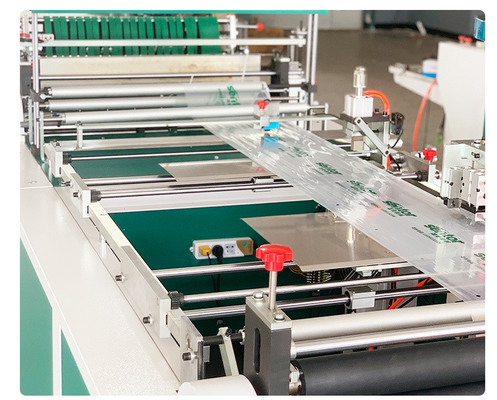 Borsa automatica della chiusura lampo che fa imballaggio del film glassato pe della macchina 12kw