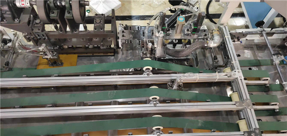 Borsa tessuta integrata cucitura automatica del taglio freddo della tasca della valvola della macchina