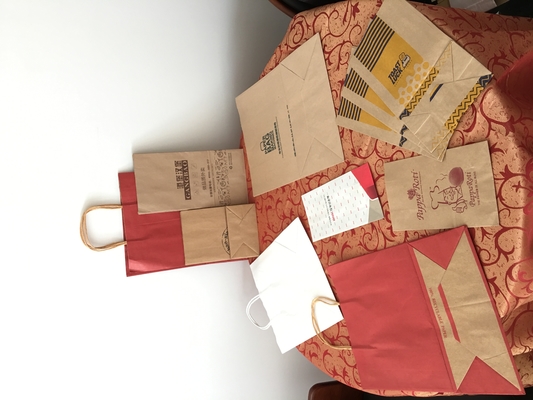 Di lusso stampati trattano l'imballaggio dei gioielli della borsa della carta oleata impermeabile al grasso